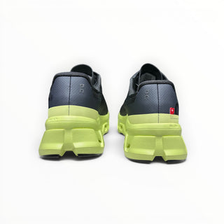 FWSports Shoes On Cloudmonster men's running shoes in black and acacia yellow with thick cushioned CloudTec soles