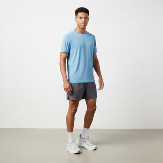 FWSports Shoes model wearing On Cloudtilt Remix sneakers in glacier and white with CloudTec Phase cushioning