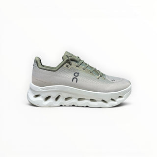 FWSports Shoes On-Run Cloudtilt grey and white mesh walking sneakers with rocker sole and Helion superfoam cushioning