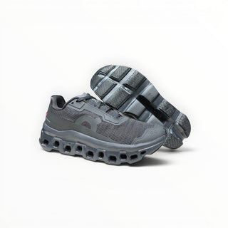 FWSports Shoes On Running Cloudmonster Void black running shoe with mesh upper and oversized CloudTec cushioning sole