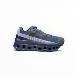 FWSports Shoes On Running Cloudmonster Void blue running shoe with breathable mesh upper and thick CloudTec sole
