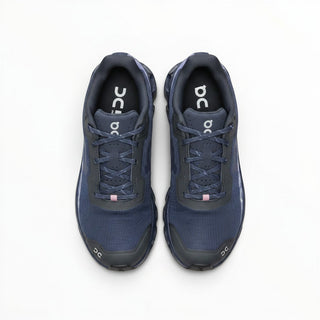 Top view of FWSports Shoes Mens On Running Cloudmonster Void in blue with breathable mesh and tonal branding.
