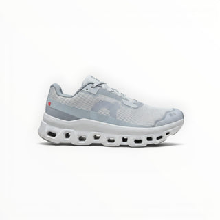 FWSports Shoes On Running Cloudmonster Void in alloy and glacier gray with breathable mesh and CloudTec cushioning.