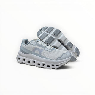 FWSports Shoes Womens On Running Cloudmonster Void running shoes in alloy and glacier gray with mesh upper and thick sole