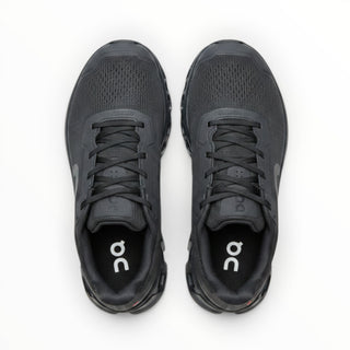 FWSports Shoes On Running Cloudmonster Void all-black running shoes with breathable mesh upper and cushioned sole