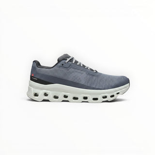 FWSports Shoes On Running Cloudmonster Void running shoe in glacier ash and lime with mesh upper and thick sole