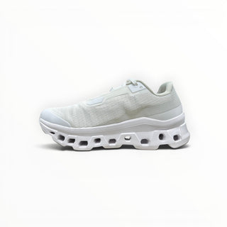 FWSports Shoes Mens On Running Cloudmonster Void in white with breathable mesh upper and chunky CloudTec sole