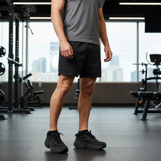 Hoka Bondi 8 men's shoe in Black/Black – product view 5