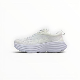 Hoka Bondi 8 men's shoe in White/White – product view 6