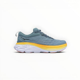 Hoka Bondi 8 women's shoe in Goblin Blue/Mountain Spring – product view 2